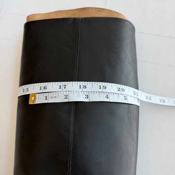New REFORMATION Remy Knee Boot Black Leather Knee-High Women's SIZE 9 - Picture 9 of 12